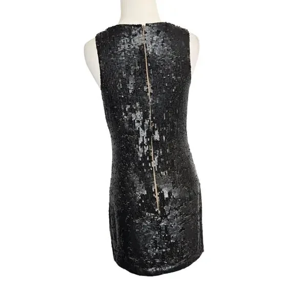 Needle And Thread Art Deco Beaded Dress Flapper Women Black Glam Event 2 - Picture 4 of 16